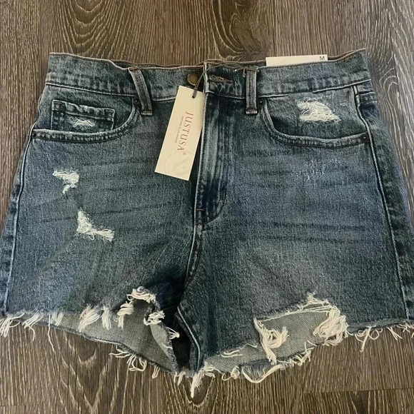 Just USA Pants - Just USA Woman’s Jean Shorts. NWT. Size Medium